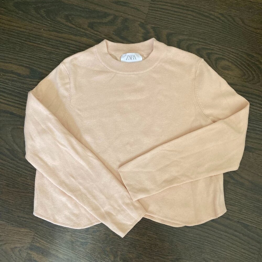 Zara girls pink sweater, size 13-14